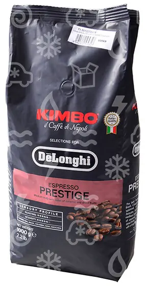 zrnková káva DeLonghi KIMBO Espresso Prestige, 1kg